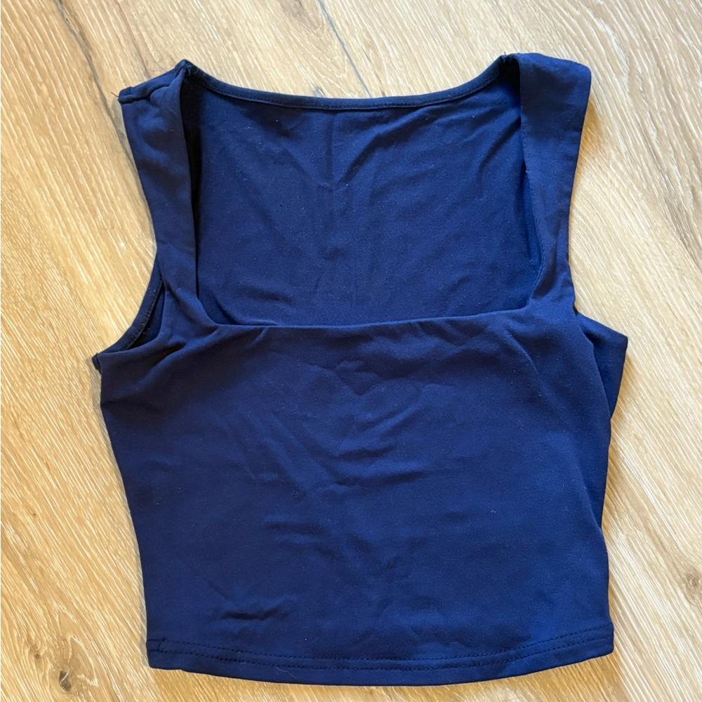 Women's Navy Blue Tank Top